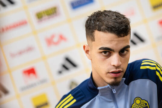 Yasin Ayari of the Swedish men’s national football team