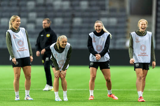 Eva Nyström, Alice Carlsson, Anna Jøsendal and Julie