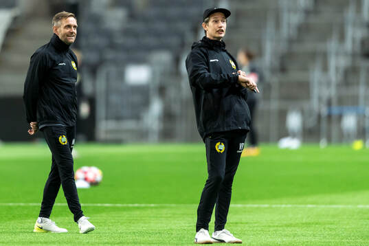 Head coach Martin Sjögren and assistant coach Viktor Blom
