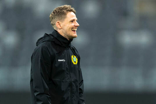 Assistant coach William Strömberg of Hammarby at a