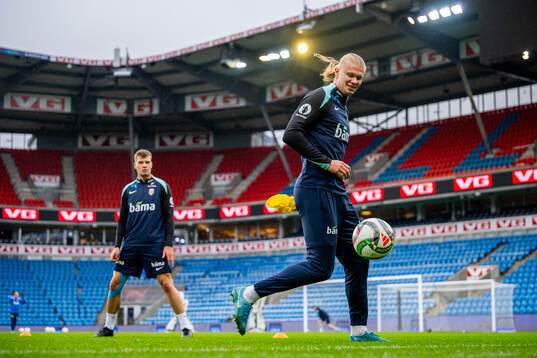 Erling Braut Haaland of the Norwegian national football team