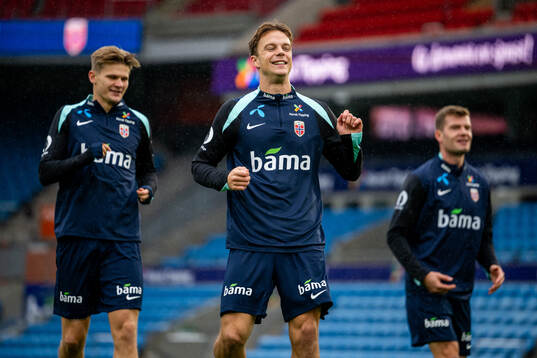 David Møller Wolfe and Felix Horn Myhre of the Norwegian