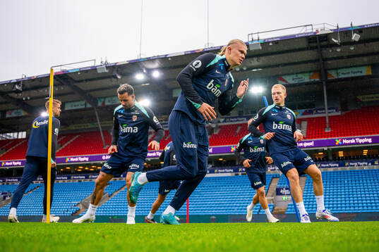 Erling Braut Haaland of the Norwegian national football team