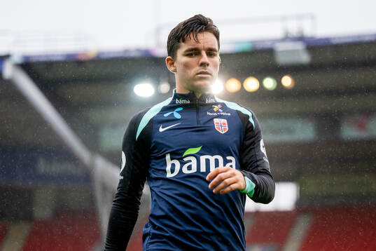 Hugo Vetlesen of the Norwegian national football team
