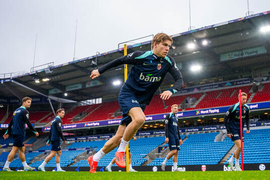 Jens Petter Hauge of the Norwegian national football team