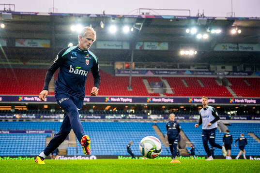 Morten Thorsby of the Norwegian national football team
