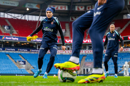 Kristian Thorstvedt of the Norwegian national football team