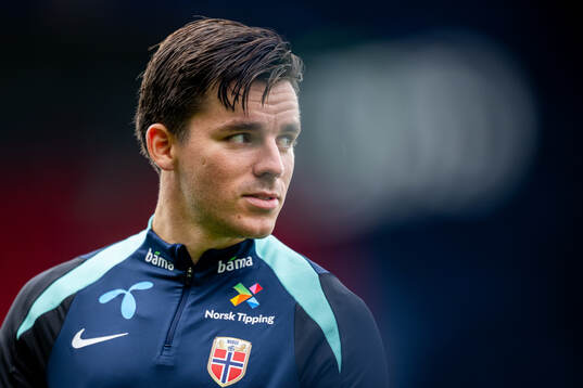 Hugo Vetlesen of the Norwegian national football team