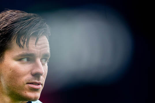 Hugo Vetlesen of the Norwegian national football team