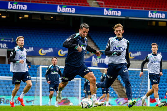 Aron Dønnum and Marcus Holmgren Pedersen of the Norwegian