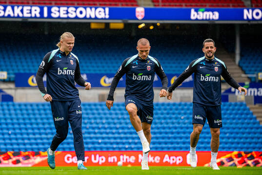 Erling Braut Haaland, Leo Skiri Østigård and Aron Dønnum