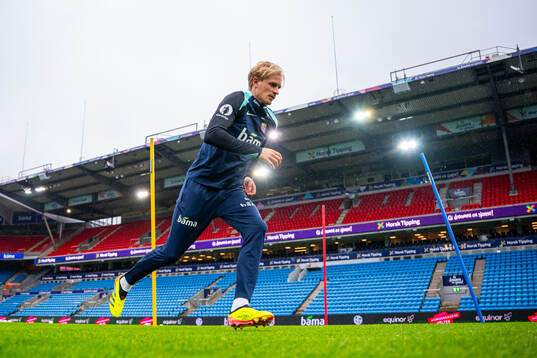 Morten Thorsby of the Norwegian national football team