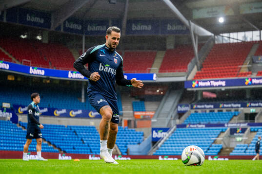 Aron Dønnum of the Norwegian national football team