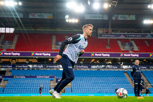 Kristoffer Ajer of the Norwegian national football team
