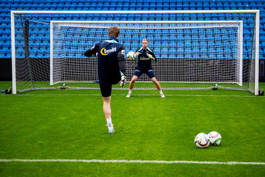 Goalkeeper Egil Selvik of the Norwegian national football