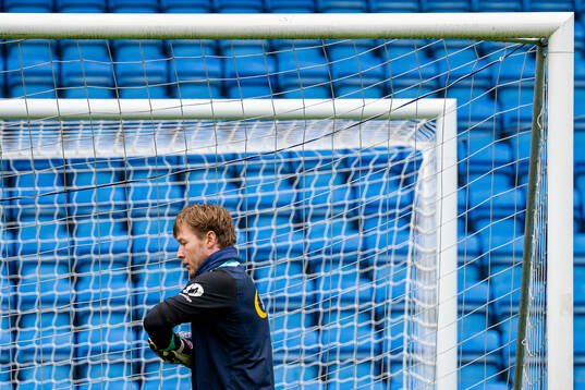 Goalkeeper Mathias Dyngeland of the Norwegian national