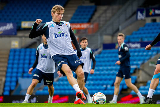 Jens Petter Hauge of the Norwegian national football team
