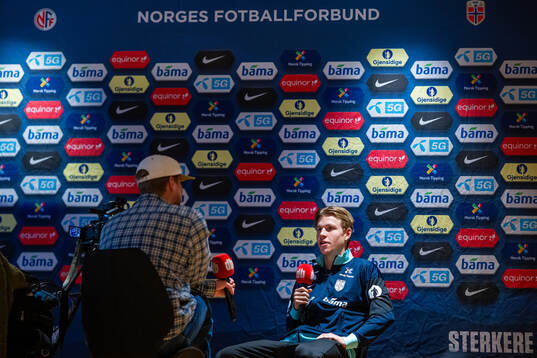 Jens Petter Hauge of the Norwegian national football team