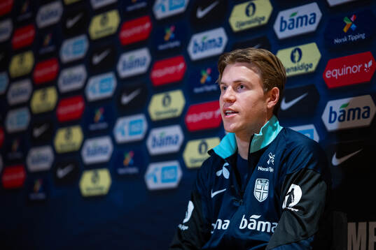 Jens Petter Hauge of the Norwegian national football team