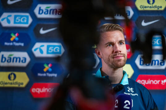 Kristoffer Ajer of the Norwegian national football team