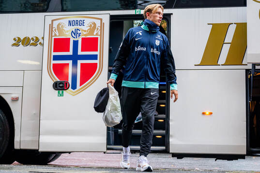Marcus Holmgren Pedersen of the Norwegian national football