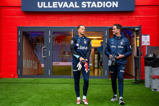 Goalkeeper Ørjan Håskjold Nyland and content producer