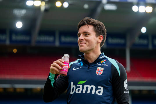 Hugo Vetlesen of the Norwegian national football team