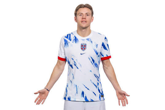 Jens Petter Hauge of the Norwegian national football team