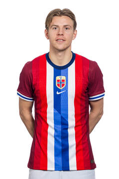 Jens Petter Hauge of the Norwegian national football team