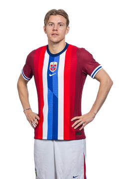 Jens Petter Hauge of the Norwegian national football team