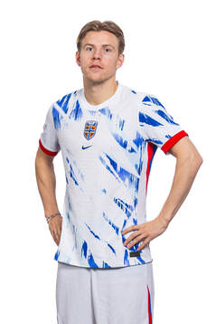 Jens Petter Hauge of the Norwegian national football team