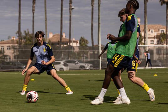 John Mellberg of Sweden at warm up