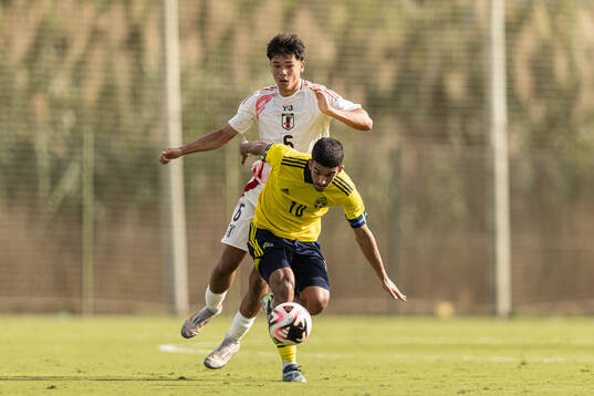 Zakaria Loukili of Sweden and Nick Schmidt of Japan