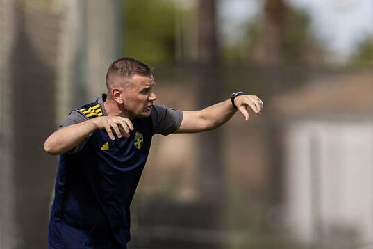 Head coach Andreas Pettersson