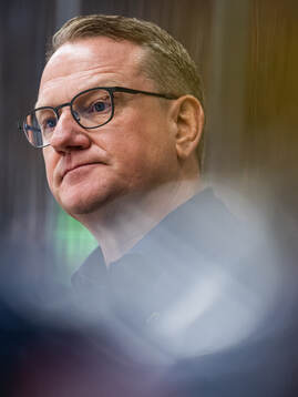 Södertäljes tränare Magnus Bogren