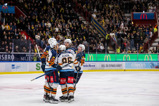 Djurgårdens Colby Sissons jublar