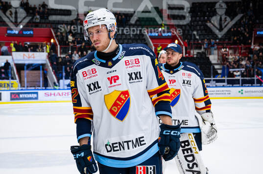 Djurgårdens Elias Degnell deppar
