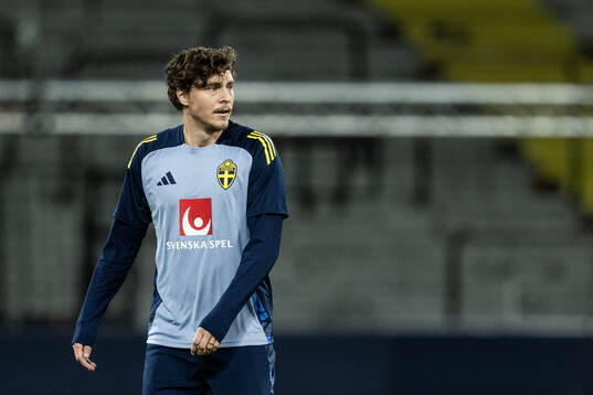 Victor Nilsson Lindelöf of the Swedish men's football