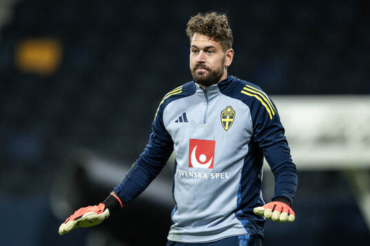 goalkeeper Kristoffer Nordfeldt of the Swedish men's