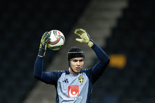 goalkeeper Jacob Widell Zetterström of the Swedish men's
