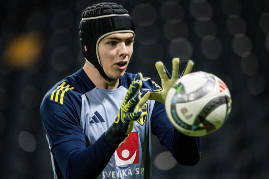 goalkeeper Jacob Widell Zetterström of the Swedish men's