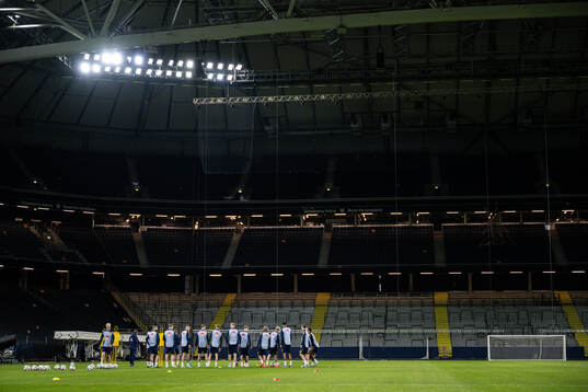 Players of the Swedish men's football national team at a