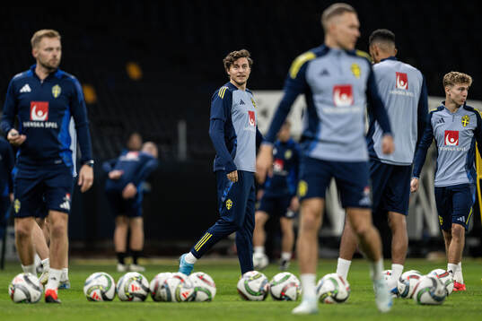 Victor Nilsson Lindelöf of the Swedish men's football