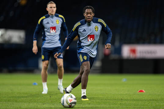 Anthony Elanga of the Swedish men's football national team