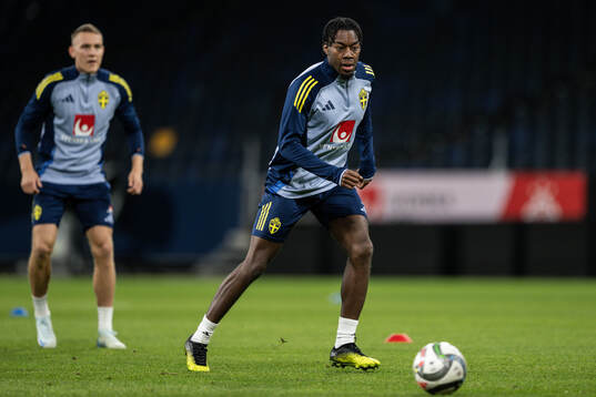 Anthony Elanga of the Swedish men's football national team