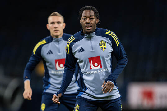 Anthony Elanga of the Swedish men's football national team