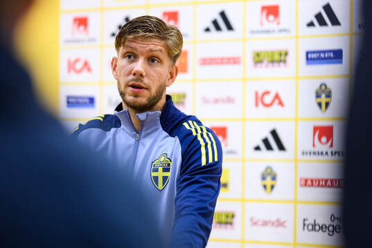 Anton Salétros of the Swedish men's football national team