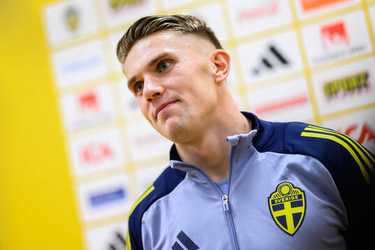 Viktor Gyökeres of the Swedish men's football national team
