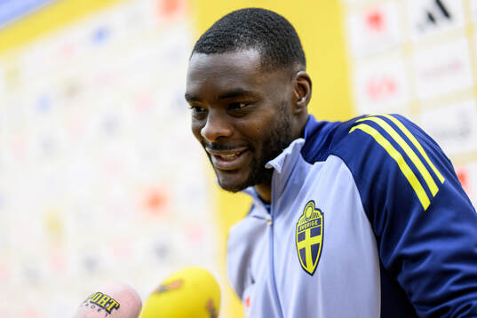 Ken Sema of the Swedish men's football national team