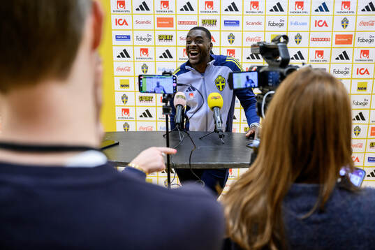 Ken Sema of the Swedish men's football national team